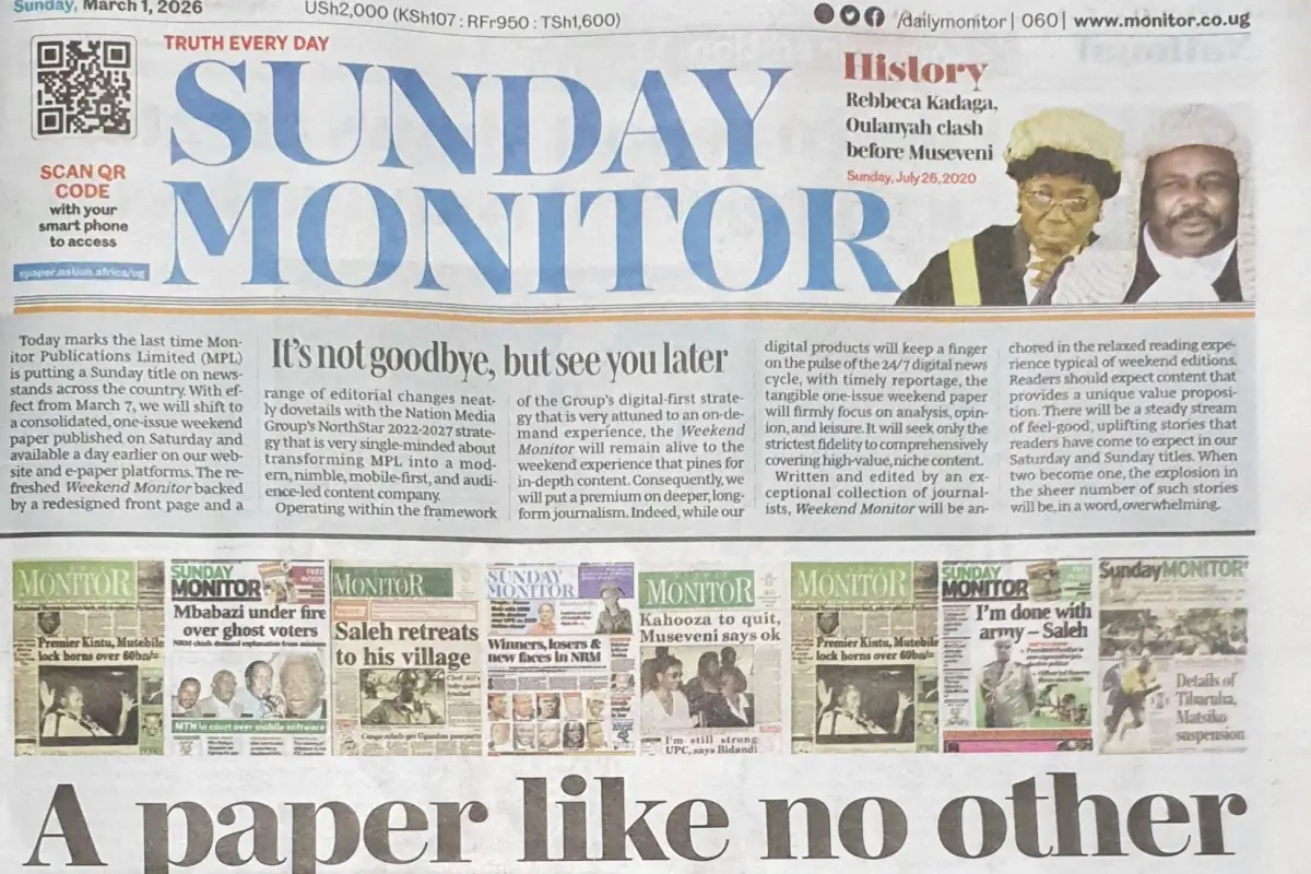 The documented record: Simwogerere Kyazze was not Sunday Monitor editor in 1997